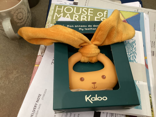 Kaloo Rabbit Teether - Ochre