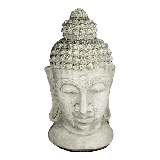 Dream Gardens - "Large Buddha Head"  Statue