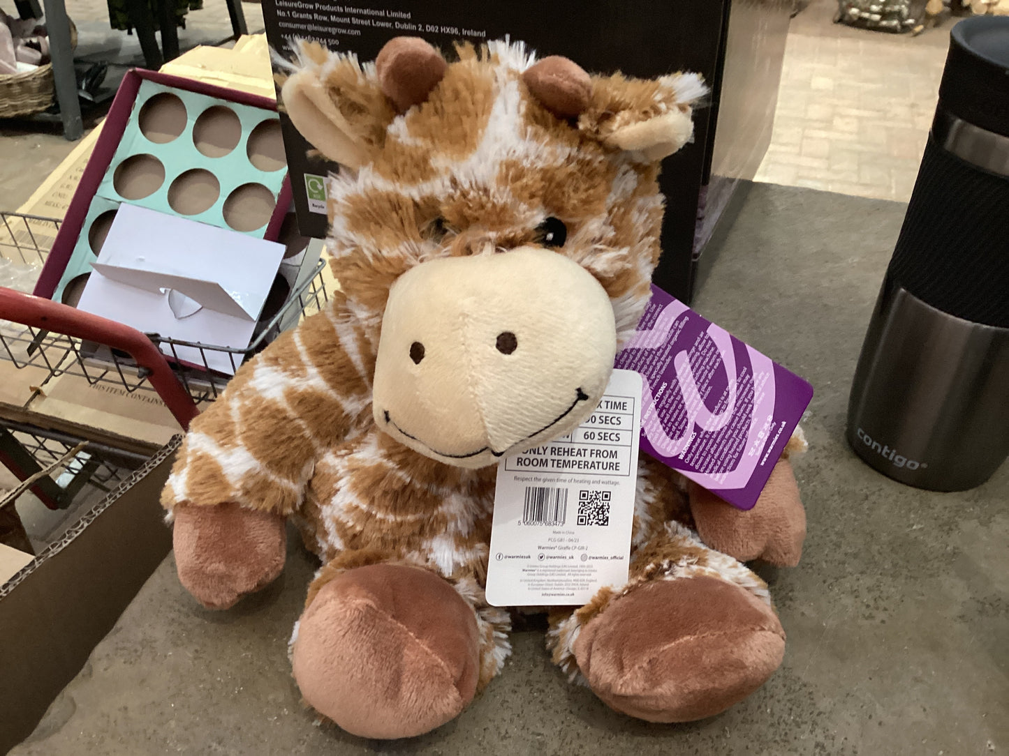 Warmies Plushie Giraffe Microwavable